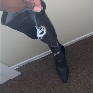 thigh high heel boots